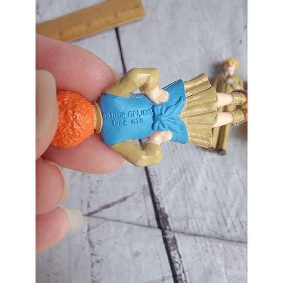 1982 Knickerbocker Little Orphan Annie Mini Figurine Miniatures Lot Of 3 - Picture 4 of 6